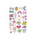 Gift Promotional Custom Shaped Die Cut Printing Sticker Sheet,Puffy Letter Decoration Vinyl Sticker